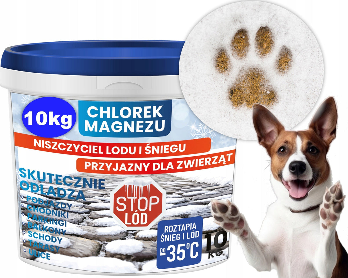 CLORURO DI MAGNESIO 10 KG – antigelo, migliore del sale antigelo e sicuro per gli animali!