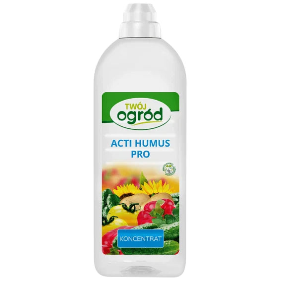 Acti Humus Pro 1,5 L (Acido umico) Il tuo giardino – stimolatore di crescita