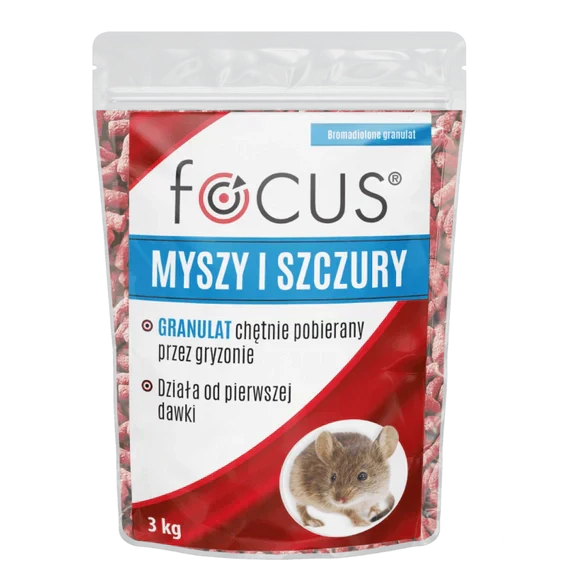 Granuli FOCUS contro topi e ratti | 3 kg