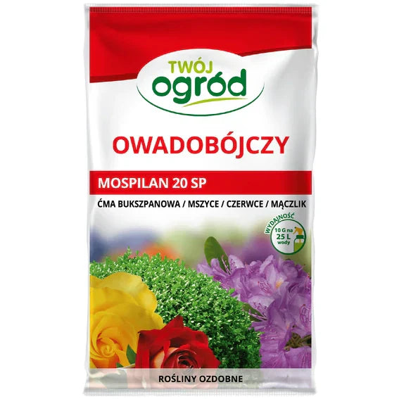 Mospilan 20 SP 10 g per piante ornamentali (acetamiprid) Il tuo giardino – insetticida