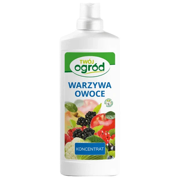 Fertilizzante liquido per ortaggi e frutta 900 ml – Il tuo giardino