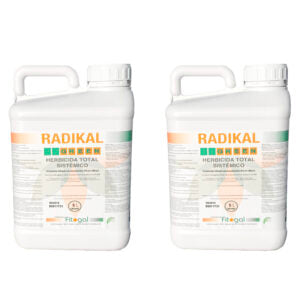 Radikal, erbicida professionale 2x5L per tutti i giardini