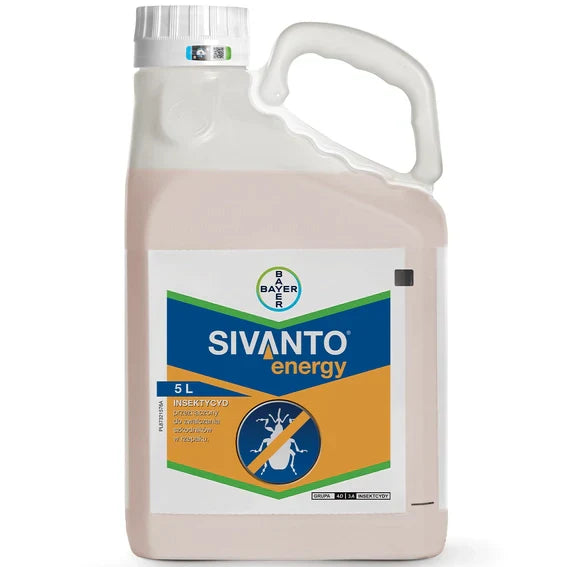 Sivanto Bayer Energia | 5L - (Flupyradifuron + Deltametrina) è un moderno insetticida destinato alla protezione della colza invernale e primaverile.