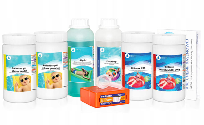 Kit di manutenzione piscina 7 in 1